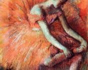 埃德加 德加 : Dancer Adjusting Her Sandel